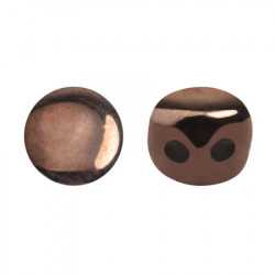Perles Kalos® par Puca® 4x3mm Dark Bronze (x5gr)