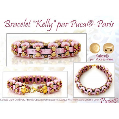 Schéma Bracelet Kelly par Puca® Français