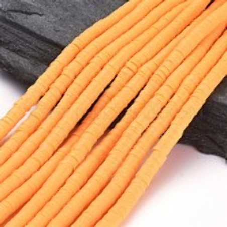 Perles Heishi Polymère Tropical 15 6x1mm (x1fil)