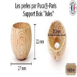 Support bois "Jules" 22x27mm (X1)
