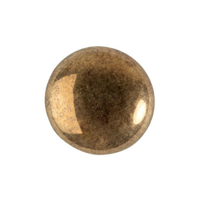 Cabochon Verre 14mm Dark Gold Bronze (X1)