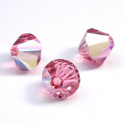 Toupie 5328 xilion 6mm Rose AB (x1)