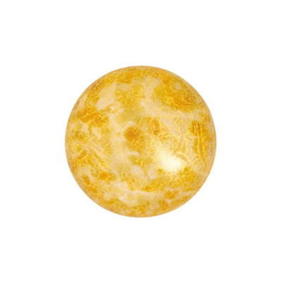 Cabochon Verre 14mm Opaque Beige Spotted (X1) Cabochon Verre 14mm Opaque Beige Spotted (X1)