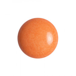 Cabochon Verre 14mm Opaque Apricot (X1)