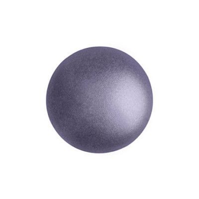 Cabochon Verre 14mm Metallic Mat Purple (X1)