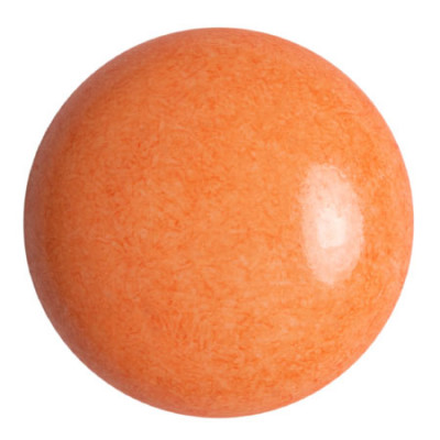 Cabochon Verre 25mm Opaque Apricot (X1)