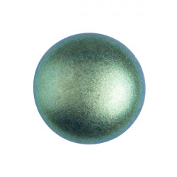 Cabochon Verre 18mm Metallic Mat Green Turquoise (X1)
