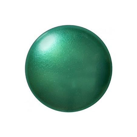 Cabochon Verre 18mm Green Turquoise Pearl (X1)