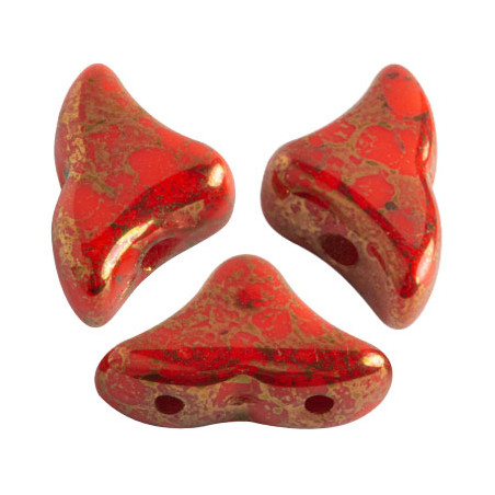 Perles Hélios® par Puca® 5x7mm Opaque Light Coral Bronze (x5gr)