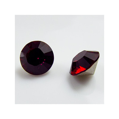 Cabochon rond SS39 8mm Siam (x1) Cabochon rond SS39 8mm Siam (x1)