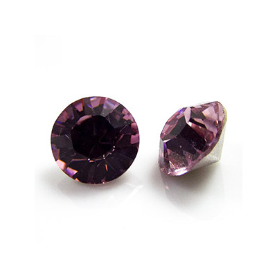 Cabochon rond SS39 8mm Light Amethyst (x1)