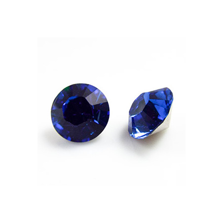 Cabochon rond SS39 8mm Capri Blue (x1)
