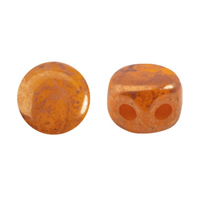 Perles Kalos® par Puca® 4x3mm Frost Tangerine Bronze (5gr) Perles Kalos® par Puca® 4x3mm Frost Tangerine Bronze (5gr)