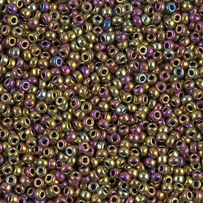 R11-0188 Rocailles 11/0 Metallic Purple Gold Iris (x10gr)