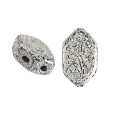 Perles Paros® par Puca® 4x7mm Old Silver