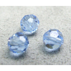 Perle ronde en cristal Swarovski 5000 6mm Light Sapphire (x10)