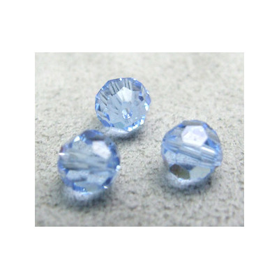 Perle ronde en cristal Swarovski 5000 6mm Light Sapphire (x10)