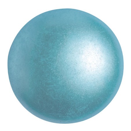 Cabochon Verre 25mm Pastel Aqua