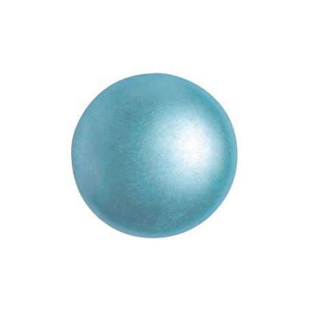 Cabochon Verre 14mm Pastel Aqua