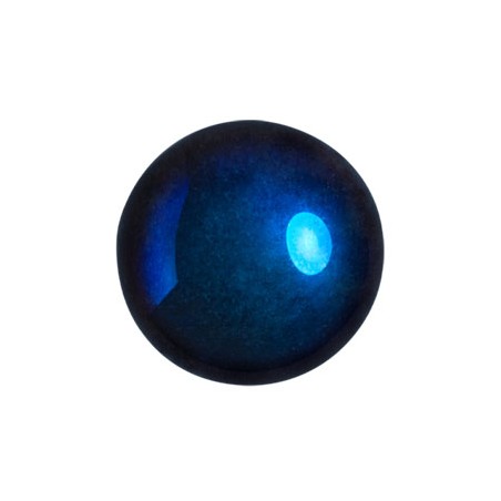 Cabochon Verre 14mm Full Azzuro