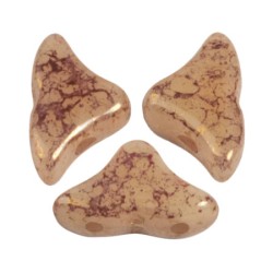 Perles Hélios® par Puca® 5x7mm Opaque Beige Bronze