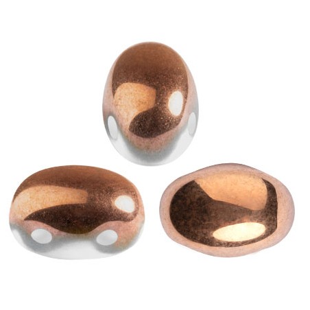 Samos® par Puca® 5x7mm Opaque White Capri Gold