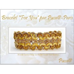 Kit Bracelet "For You" par Puca® - Crystal Gold Spotted