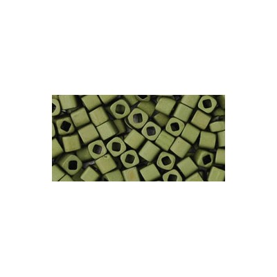 Cubes TOHO 3mm Dark Olivine Ref 617 (x10gr)