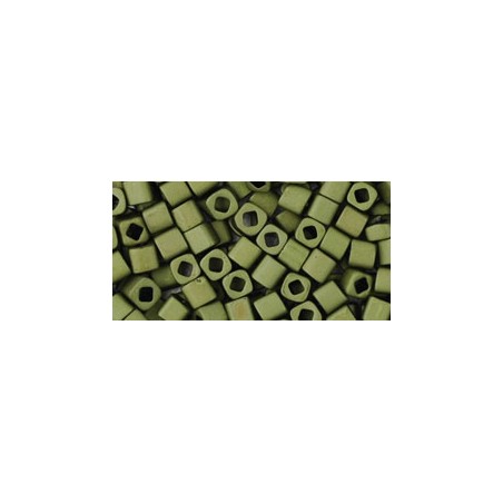 Cubes TOHO 3mm Dark Olivine Ref 617 (x10gr)