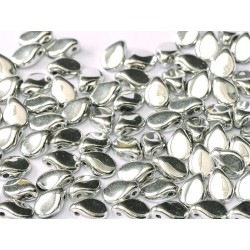 Perles en verre de Bohème "Pip" 5X7mm Crystal Labrador Full 00030-27000 (X50 environ)