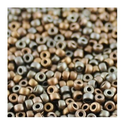 Rocailles Matubo® 8/0 Crystal Grey Rainbow 00030/01670 (x10gr)