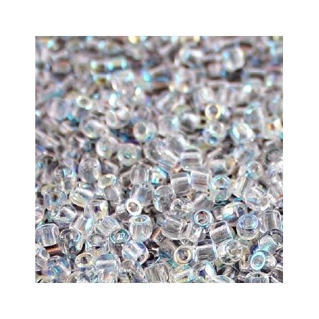 Rocailles Matubo® 8/0 Crystal AB 00030/28701 (x10gr)
