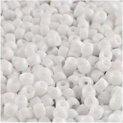 Rocailles Matubo® 8/0 ChalkWhite (Opaque White) 03000 (x10gr)