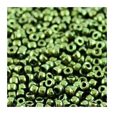 Rocailles Matubo® 8/0 Metallic Green 23980/14495 (x10gr)