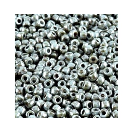 Rocailles Matubo® 8/0 Opaque Mix Blue Green Ceramic Look 03000/65431 (x10gr)