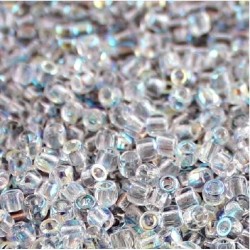 Rocailles Matubo® 7/0 Crystal AB 00030/28701 (x10gr)