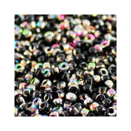 Rocailles Matubo® 8/0 Jet Vitrail 23980/28101 (x10gr)