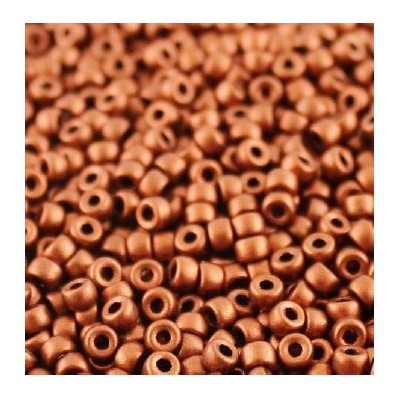 Rocailles Matubo® 8/0 Bronze Red Mat 00030/01750 (x10gr)