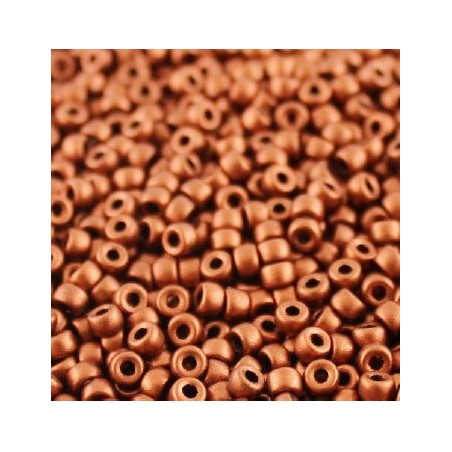 Rocailles Matubo® 8/0 Bronze Red Mat 00030/01750 (x10gr)