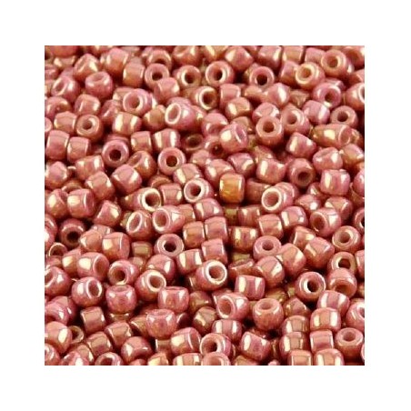 Rocailles Matubo® 8/0 Opaque Rose Ceramic Look 03000/14495 (x10gr)