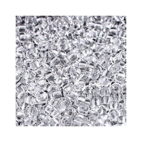 Rocailles Matubo® 8/0 Crystal 00030 (x10gr)