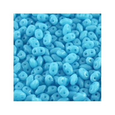 Matubo® MiniDuo® 2x4mm Turquoise Blue 63030 (x10gr)