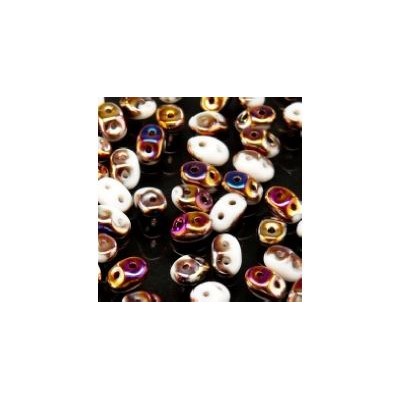 Matubo® MiniDuo® 2x4mm Opaque White Sliperit 03000/29500 (x10gr)