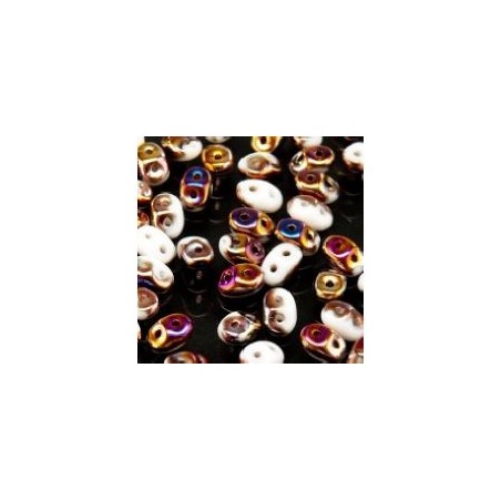 Matubo® MiniDuo® 2x4mm Opaque White Sliperit 03000/29500 (x10gr)