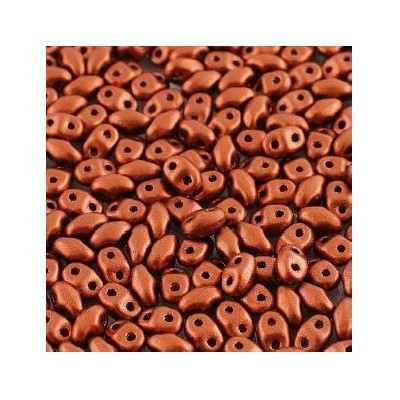 Matubo® MiniDuo® 2x4mm Bronze Red Mat 00030/01750 (x10gr)