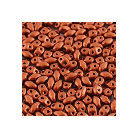 Matubo® MiniDuo® 2x4mm Bronze Red Mat 00030/01750 (x10gr)