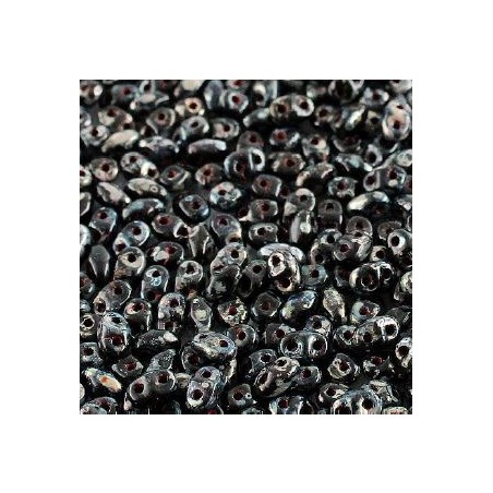 Matubo® MiniDuo® 2x4mm Jet Picasso 23980-43400 (x10gr)