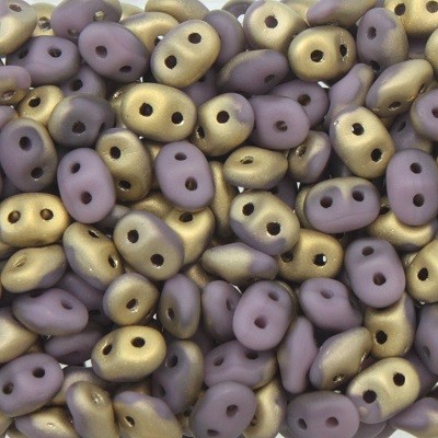 Matubo® SuperDuo Duet® 2,5x5mm Violet Fool's Gold (x10gr) Matubo® SuperDuo Duet® 2,5x5mm Violet Fool's Gold (x10gr)