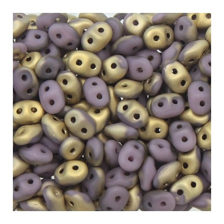 Matubo® SuperDuo Duet® 2,5x5mm Violet Fool's Gold (x10gr)