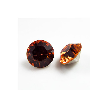 Cabochon rond SS39 8mm Topaz (x1)